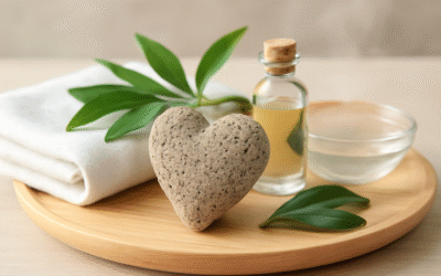 Pierre ponce en forme de cœur : bienfaits et utilisations originales pour votre routine beauté