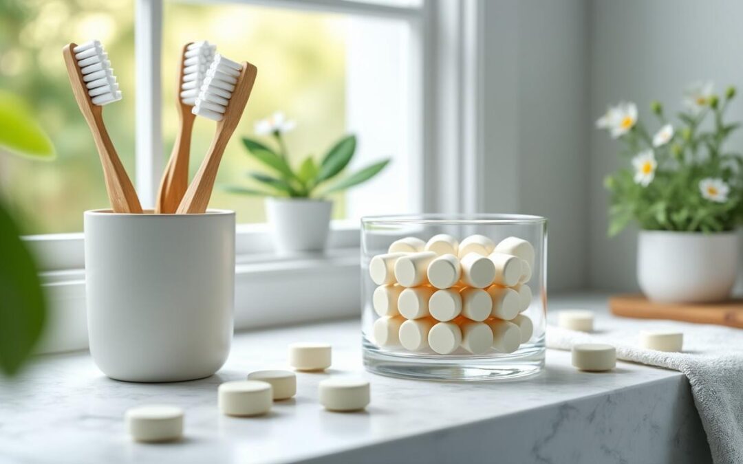 Pastilles à croquer : découvrez le dentifrice solide 60 unités pour un sourire éclatant