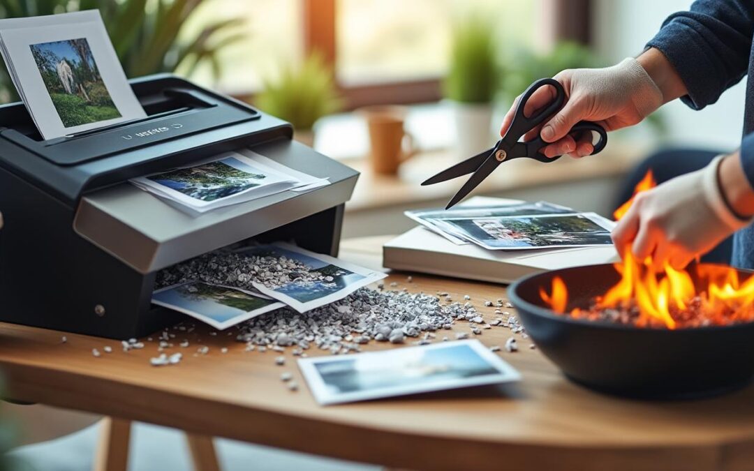 découvrez les méthodes les plus efficaces et sécurisées pour détruire vos photos papier, protégeant ainsi votre vie privée et évitant toute récupération non désirée.