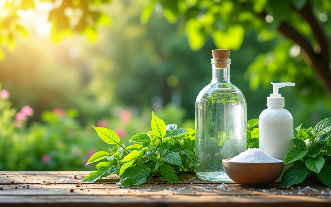 découvrez une solution maison efficace pour éliminer les mauvaises herbes avec du vinaigre, du sel et du savon, un désherbage naturel écologique et économique.