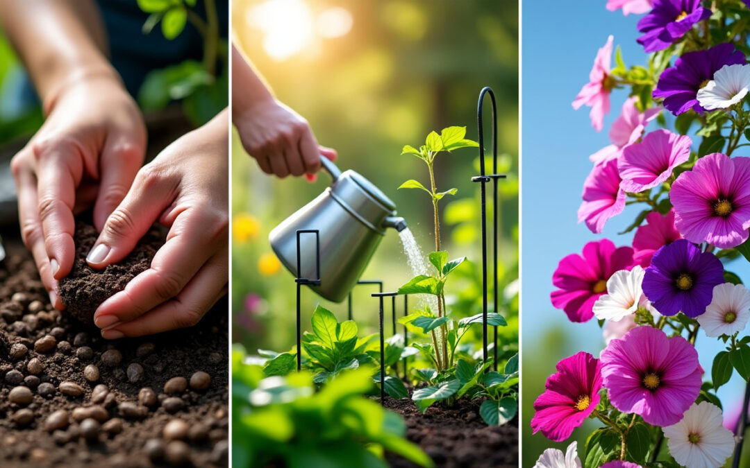 découvrez comment réussir le semis, l'entretien et la floraison de l'ipomée pour embellir votre jardin avec ces magnifiques plantes grimpantes.